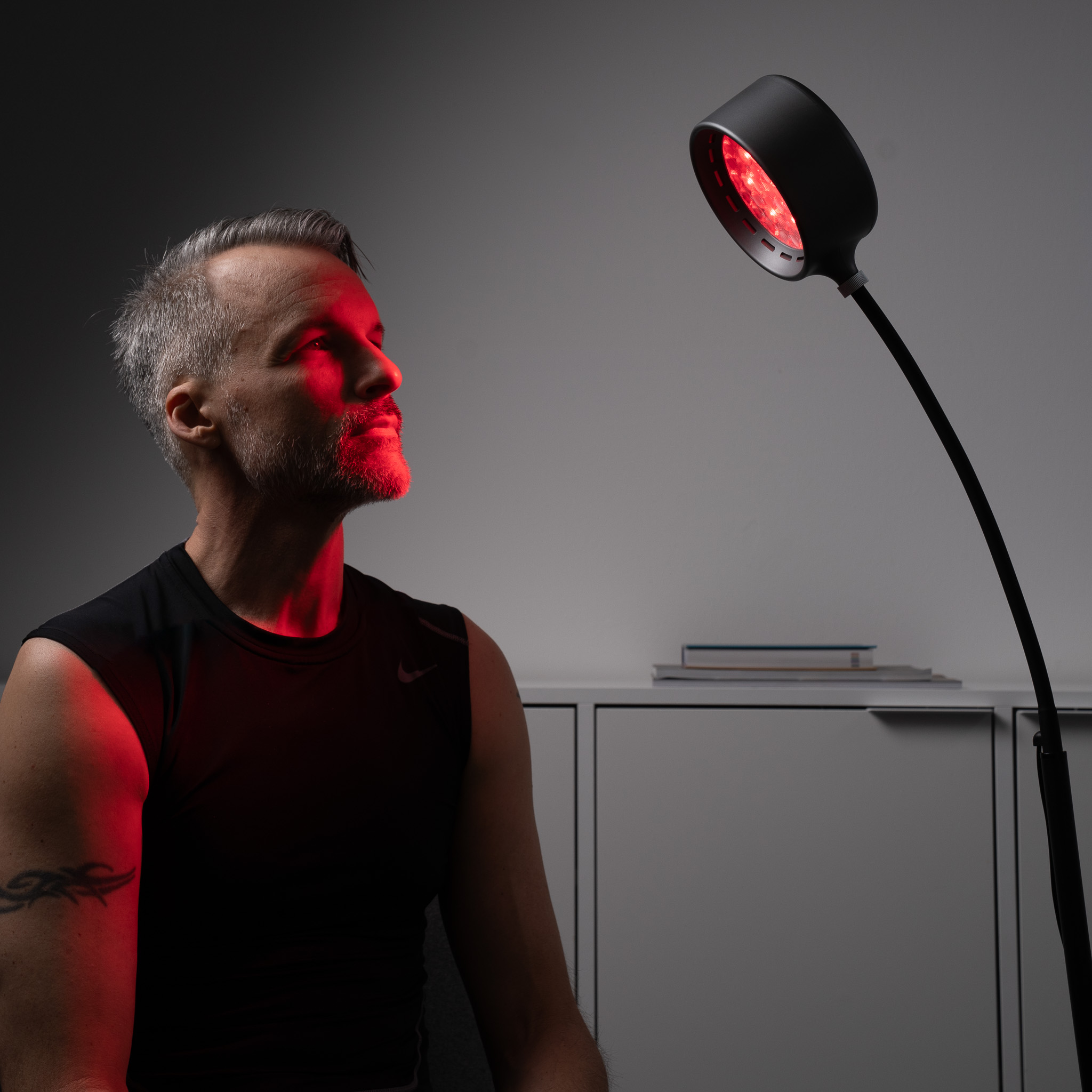 heilys Gen30+Vision Rotlichtlampe mit Schwanenhals